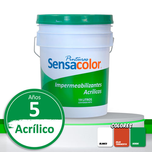 Impermeabilizante Acrílico Elastomerico 5 Años (5B)